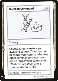 You're in Command [Mystery Booster Playtest Cards] Magic MTG - Image 1