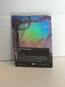 NP Borderless Foil Mystifying Maze, MTG, Edge of Eternities #74 Nice - Image 1