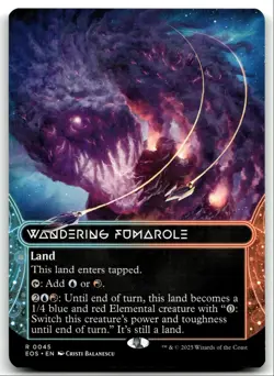 #45 Wandering Fumarole NM Borderless 2025 MTG Edge of Eternities R - Image 1