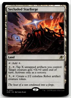 #257 Secluded Starforge NM 2025 MTG Edge of Eternities R - Image 1