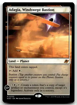 #250 Adagia, Windswept Bastion NM 2025 MTG Edge of Eternities M - Image 1