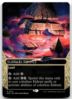 #14 Eldrazi Temple NM Borderless 2025 MTG Edge of Eternities R - Image 1