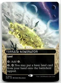 #43 Terrain Generator NM Borderless 2025 MTG Edge of Eternities R - Image 1