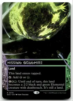 #19 Hissing Quagmire NM Borderless 2025 MTG Edge of Eternities R - Image 1