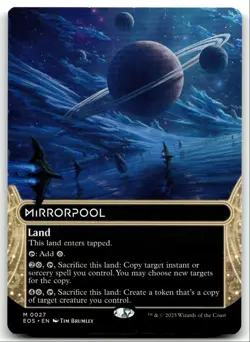 #27 Mirrorpool NM Borderless 2025 MTG Edge of Eternities M - Image 1