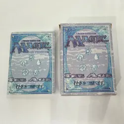 Magic The Gathering Ice Age - EMPTY Starter Deck Box & Rulebook MTG - Image 1