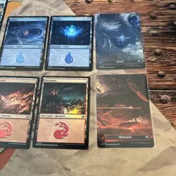 MTG Edge Of Eternities Foil Basic Land Set! 15 Cards Beautiful Art! - Image 2