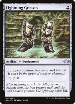 Lightning Greaves ~ Double Masters [ NearMint ] [ Magic MTG ] - Image 1