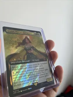 Arwen, Mortal Queen (Extended Art) (Surge Foil) [The Lord of the Rings] MTG NM - Image 3