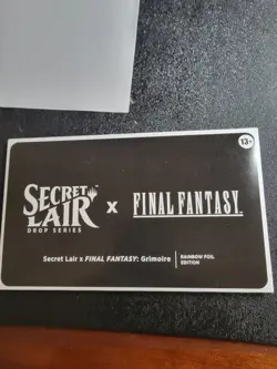 MTG Secret Lair x FINAL FANTASY: Grimoire EN Rainbow Foil Edition Sealed - Image 1