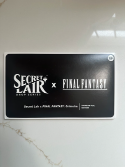 MTG Secret Lair x FINAL FANTASY: Grimoire EN Rainbow Foil Edition Sealed - Image 1