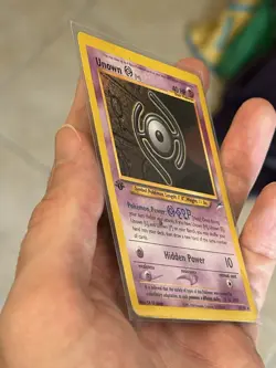 Pokemon TCG 1st Edition Unown H 28/105 Neo Destiny Vintage Card Heavily Played - Image 5