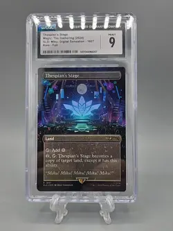 2024 MTG Thespian's Stage SLD Foil English - Hatsune Miku CGC 9 Mint - Image 1