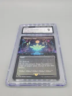 2024 MTG Thespian's Stage SLD Foil English - Hatsune Miku CGC 9 Mint - Image 3