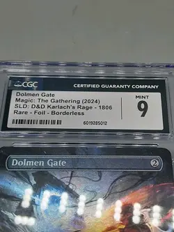 Dolmen Gate, D&D Secret Lair, Foil Borderless Art, MTG CGC 9 Mint - Image 3