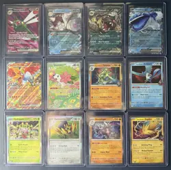 Pokemon Destined Rivals Lot (12 Cards) Holos & EX - Image 1