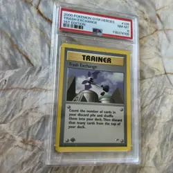 2000 Pokemon Gym Heroes Trash Exchange 1st Edition #126 NM Mt PSA 8 - Image 1