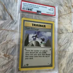 2000 Pokemon Gym Heroes Trash Exchange 1st Edition #126 NM Mt PSA 8 - Image 2