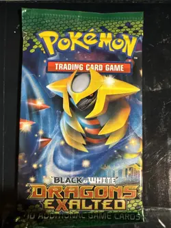Pokemon Black and White Dragons Exalted booster pack Sealed - Image 1