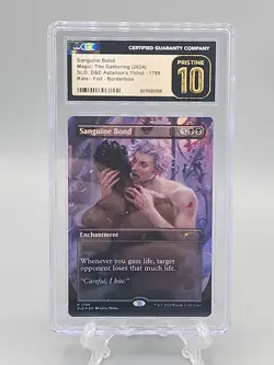 MTG Sanguine Bond SLD D&D Astarion's Thirst Rare CGC Pristine 10 - Image 1