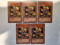 (5) BLINDLY LOYAL GOBLIN MONSTER 1ST EDITION DCR-022 COMMON YUGIOH NM - Image 2