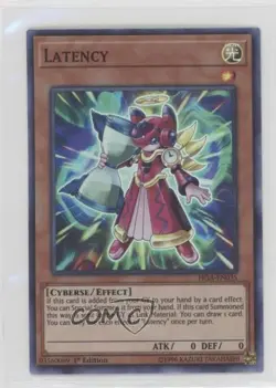Super Rare - Latency 1st Ed. YuGiOh Fists of the Gadgets #FIGA-EN035 07pa - Image 1