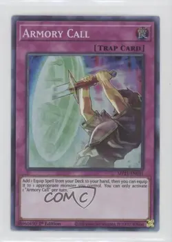 Armory Call 1st Ed. YuGiOh Tin of Ancient Battles #MP21-EN031 07pa - Image 1