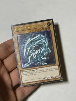 YUGIOH Blue-Eyes White Dragon OP28-EN001 Ultimate Rare NM #5 - Image 3