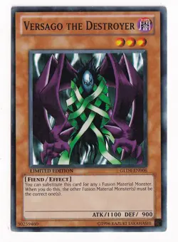 YUGIOH Versago the Destroyer GLD4-EN006 LP - Image 1