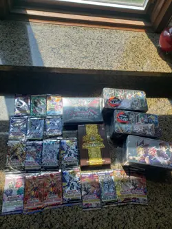 Yugioh Booster Pack and Box and Tin Sealed Bundle - Image 2