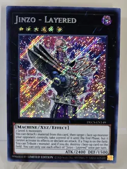 Yugioh TCG Jinzo Layered DLCS-EN149 Limited Edition Secret Rare NM/M - Image 1