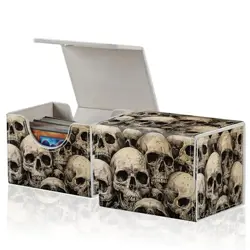 for MTG Commander Deck Box,Card Deck Box for Trading Yugioh MTG,Fits Art Skull - Image 2