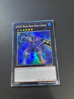 D/D/D Wave High King Caesar COTD-EN042 Unlimited Super Rare Yugioh TCG - Image 2