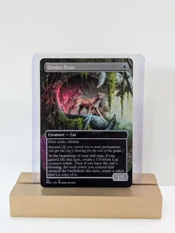 Ocelot Pride Foil Custom sticker on bulk MTG Commander - Image 1