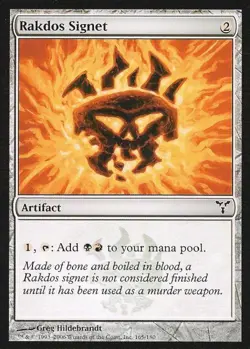 Rakdos Signet - Medium Play MTG Dissension - Image 1