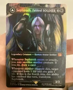 Sephiroth, Fabled SOLDIER (0317) (Borderless) Final Fantasy Foil - Image 1