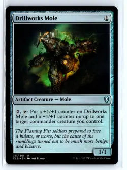 FOIL Drillworks Mole Baldur's Gate Uncommon - MTG Magic the Gathering Card - Image 1