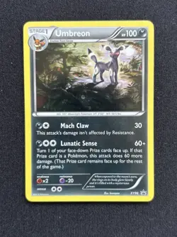 Pokemon TCG Umbreon Black Star Promo XY96 Cosmos Holo Promo Card LP (1) - Image 1