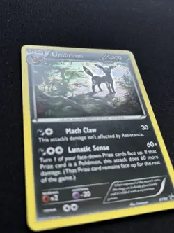Pokemon TCG Umbreon Black Star Promo XY96 Cosmos Holo Promo Card LP (1) - Image 2
