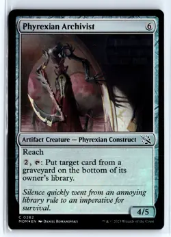 FOIL Phyrexian Archivist March of the Machine - MTG Magic the Gathering Card - Image 1