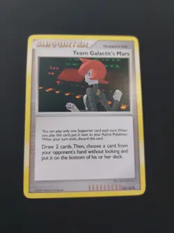 Team Galactic's Mars 126/132 Secret Wonders Pokemon Card TCG - Image 2