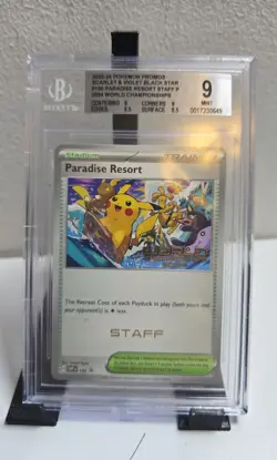 Paradise Resort 150 STAFF 2024 World Championships Promo Card BGS 9 - Image 1