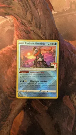 Pokemon Card Radiant Greninja 046/189 Prize Pack Astral Radiance Holo LP - Image 1