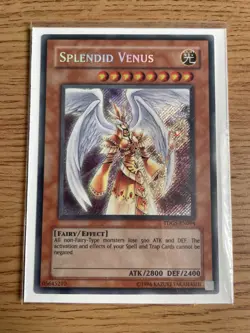 Yu-gi-oh Splendid Venus TDGS-EN094 NM Secret Rare Card - Image 3