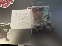 Signed Weiss schwarz The Black Winter THOR Marvel vol.2 Card MAR/S113-001SP SP - Image 1