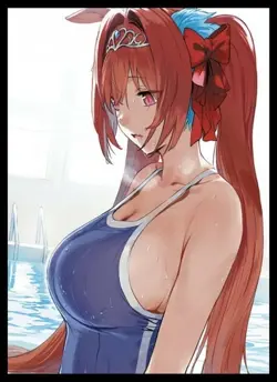Uma Musume Pretty Derby Daiwa Scarlet doujin Card Sleeve Protector - Image 1