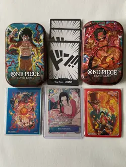 165+ One Piece TCG Lot Holo Foil SR Super Rare R Leader ST Don Card Tins Sleeves - Image 2