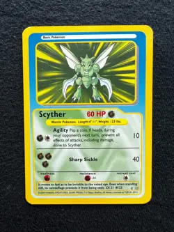 Scyther Rare Funskool 2004 Vintage Pokemon Card - Image 1