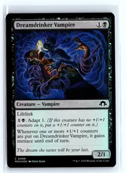FOIL Dreamdrinker Vampire Modern Horizons 3 - MTG Magic the Gathering Card - Image 1