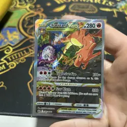 Pokemon TCG Charizard VSTAR SWSH262 Black Star Holo Promo Card - Image 1